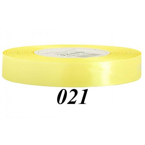 Wstążka mat. satynowa 12mm/32m cytrynowa