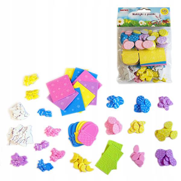 Naklejki Wielkanocne z pianki