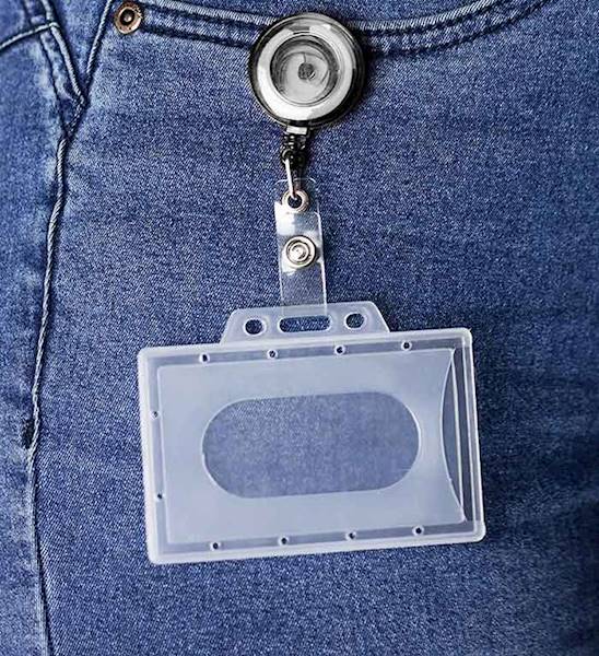 Uchwyt zwijany do identyfikatora 