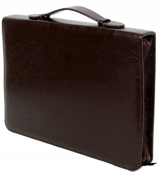 Teczka  aktówka A4 brązowa