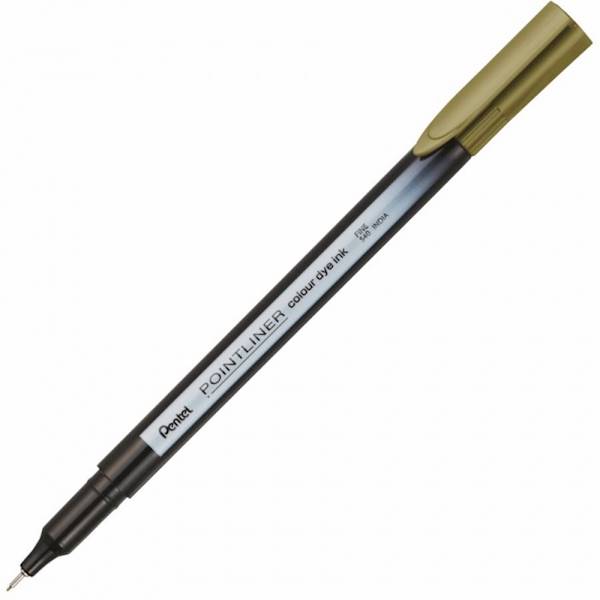 Cienkopis PENTEL S40 złoto-brązowy