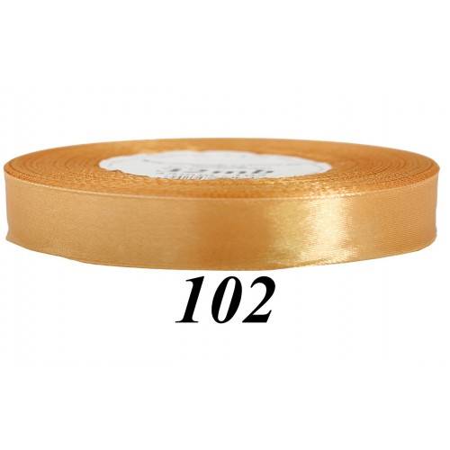 Wstążka mat. satynowa 12mm/32m złota