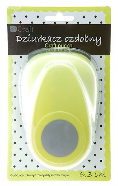 Dziurkacz  ozdobny 6,3cm. KOŁO