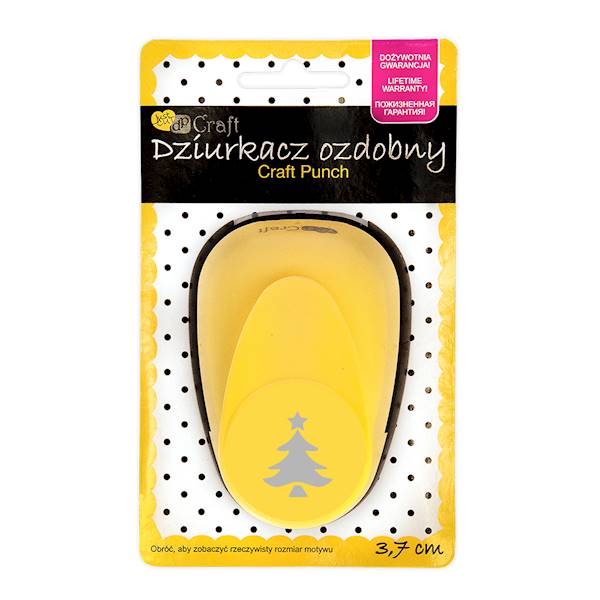 Dziurkacz  ozdobny 3,7 cm CHOINKA