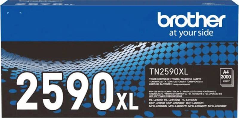 Toner BROTHER TN-2590 Black ~ 3.000str 