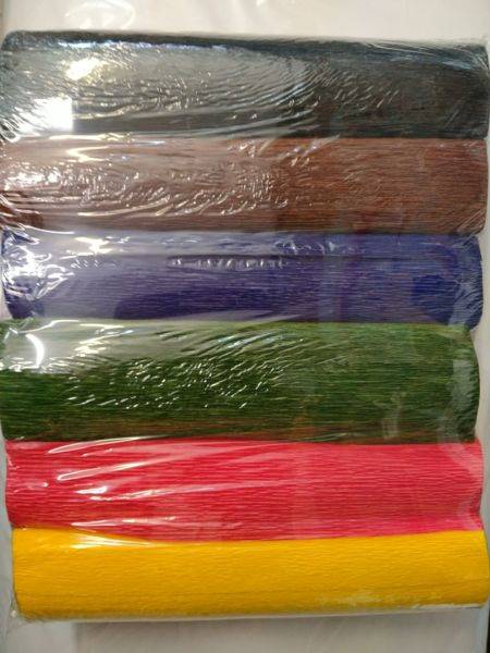 Krepa 180g  krótka 20x250 mix kol. (6szt.) TREND