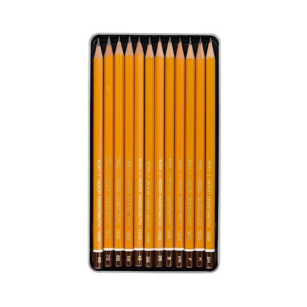 Ołówek techniczny KOH-I-NOOR-zestaw 8B-2H