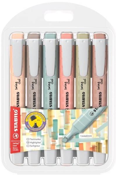 Zakreślacz STABILO BOSS  intens Swing cool 6szt