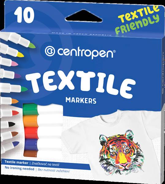 Marker do tkanin komp.10szt. CENTROPEN