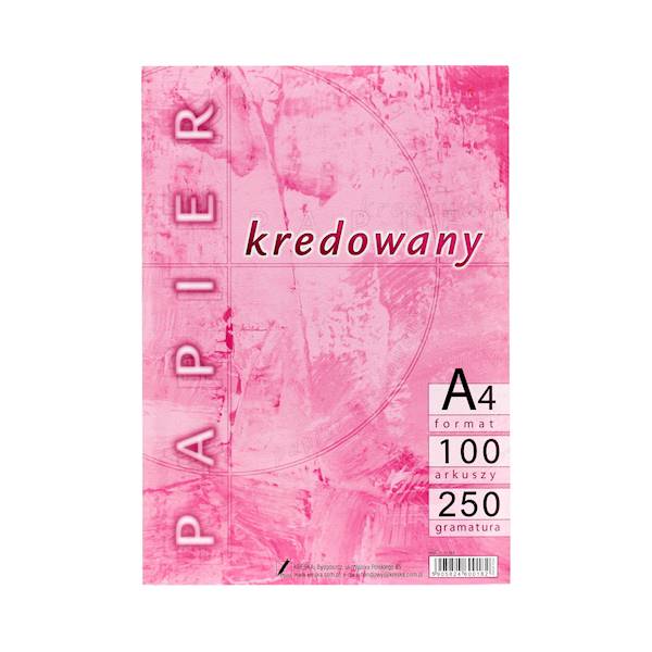 Papier kredowy A4 100ark 250g