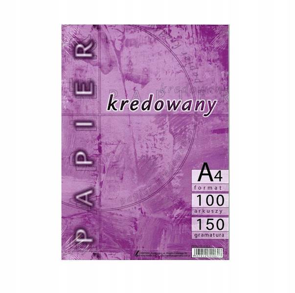 Papier kredowy A4 100ark 150g