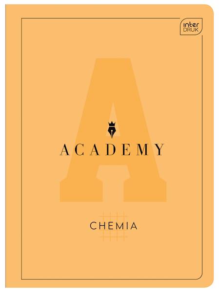 Zeszyt A5  60k  ACADEMY CHEMIA