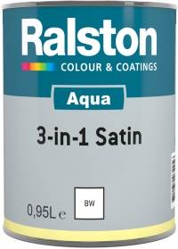 RALSTON AQUA 3W1 SATIN 0,95L BW BIAŁA