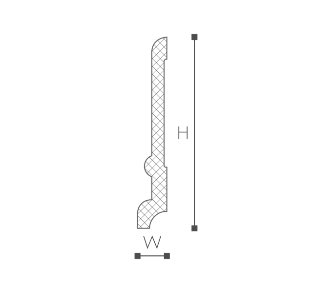 LISTWA NMC FD21 2M
