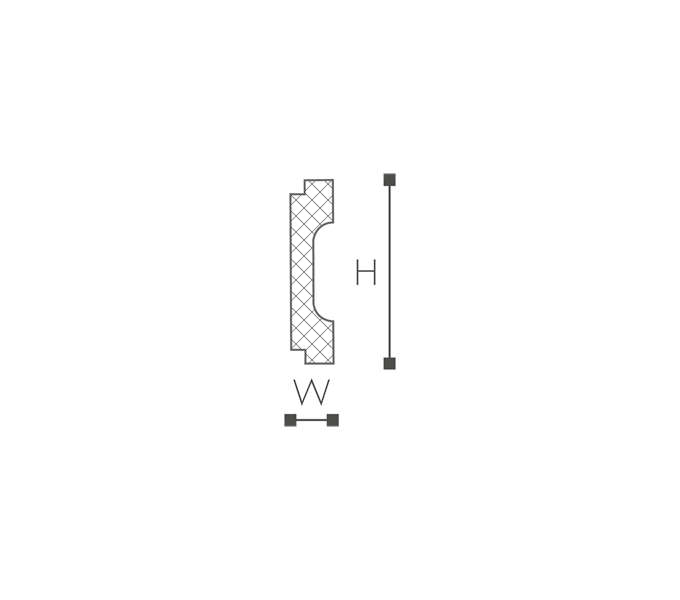 LISTWA NMC WD1 2M