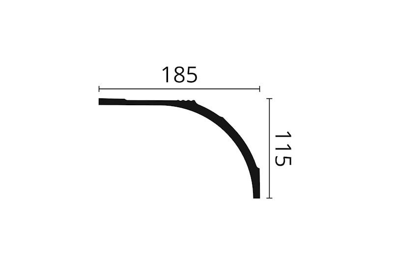 LISTWA NMC AD23 2m