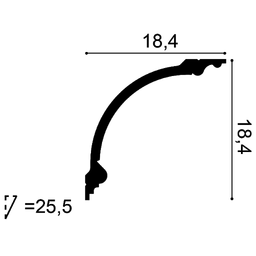 LISTWA ORAC C338B 2MB