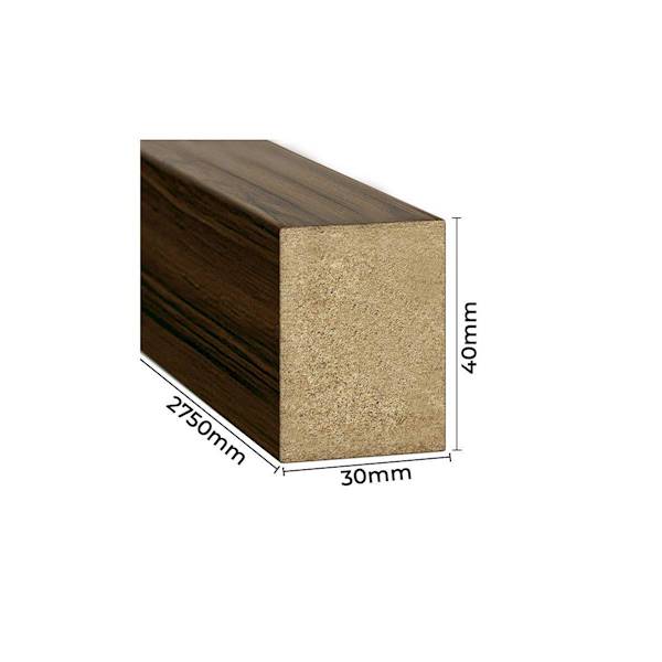 LAMELE ŚCIENNE ORZECH 30X40 x2750 LAMEO 005 1sztuka