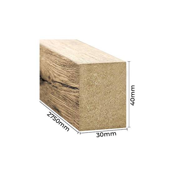 LAMELE ŚCIENNE DĄB WOTAN 30X40 x2750 LAMEO 007 1sztuka