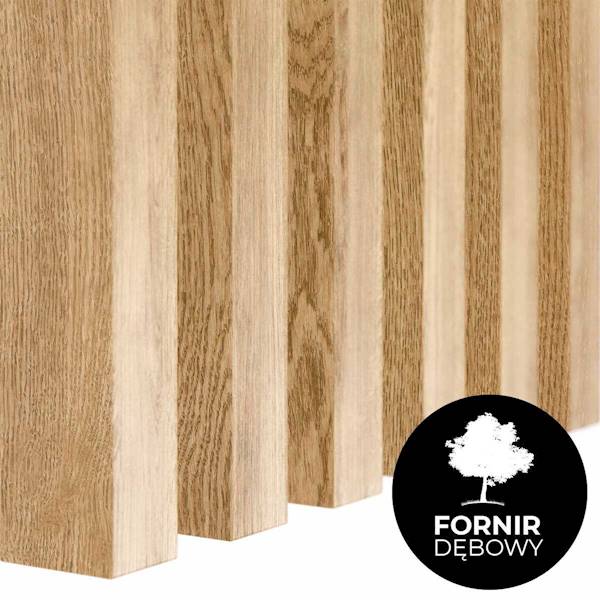 LAMELE ŚCIENNE FORNIR DĘBOWY SUROWY 30X40 x2750 LAMEO 001 1sztuka
