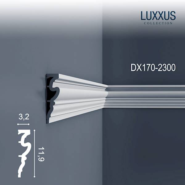 LISTWA ORAC DX170-2300 2,3M (3,2X11,9CM)
