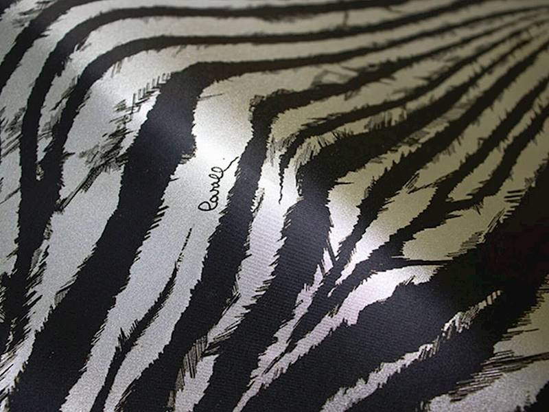 TAPETA ROBERTO CAVALLI HOME NO 8 RC 19123 MURAL SILVER OCON FOLIA