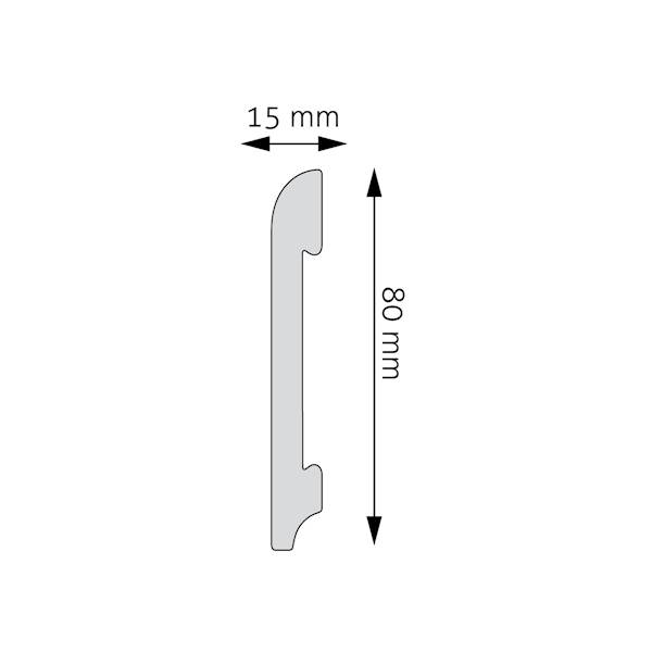 LISTWA CREATIVA LPC-11i 2,44mb szampański