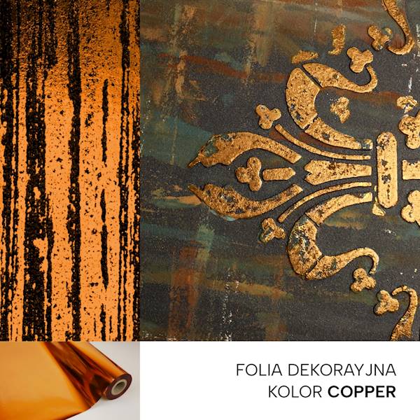 DECOVERNI FOLIA DEKORACYJNA KOLOR COOPER