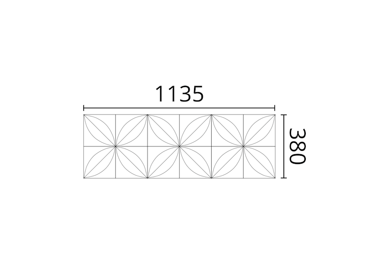 NMC PANELE 3D FLOWER 1 szt.