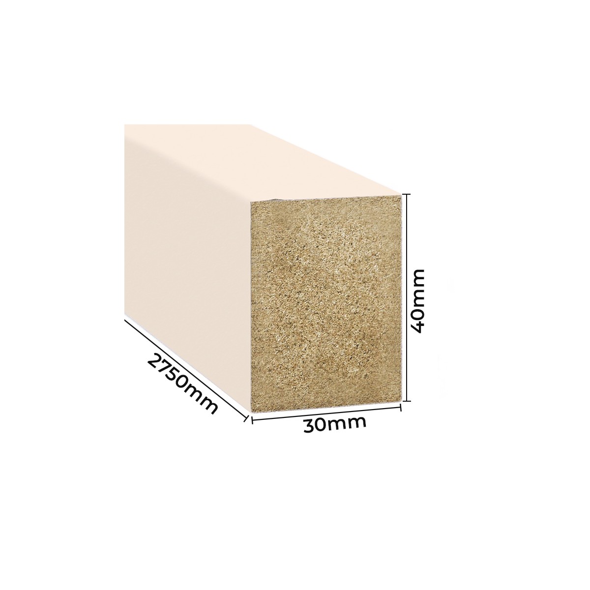 LAMELE ŚCIENNE BEŻOWY 30X40 x2750 LAMEO 026 1sztuka