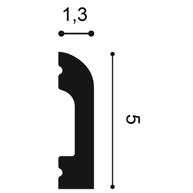 LISTWA ORAC SX182 2M