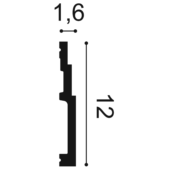 LISTWA ORAC SX180 2M