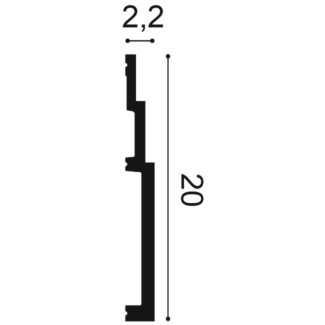 LISTWA ORAC SX181 2M