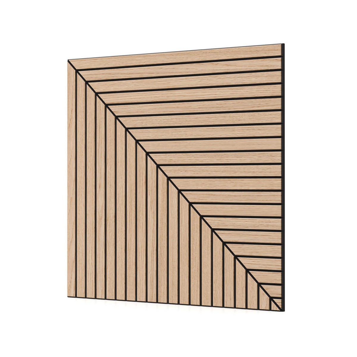 LAMELE Panel frezowany MDF RITMO 50x50x1,1  1sztuka