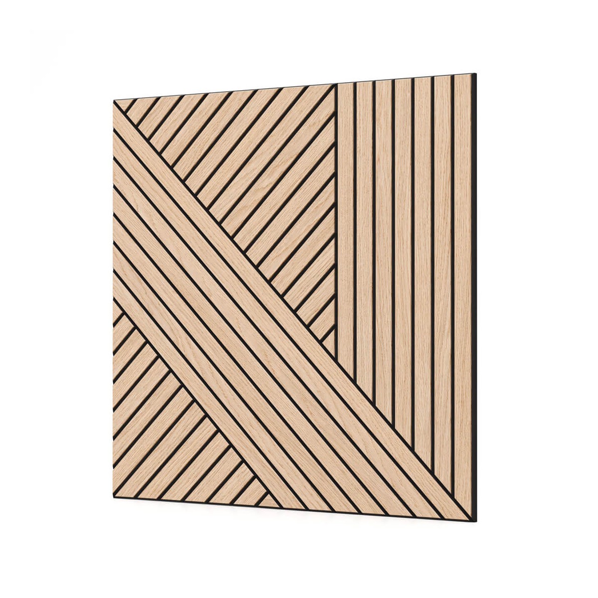 LAMELE Panel frezowany MDF  STRIGATI 50x50x1,1  1sztuka