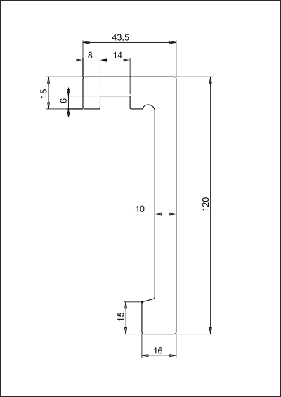 LISTWA CREATIVA LK-03 12cmx 2,44M LIGHTBLOCKER CZARNA!!