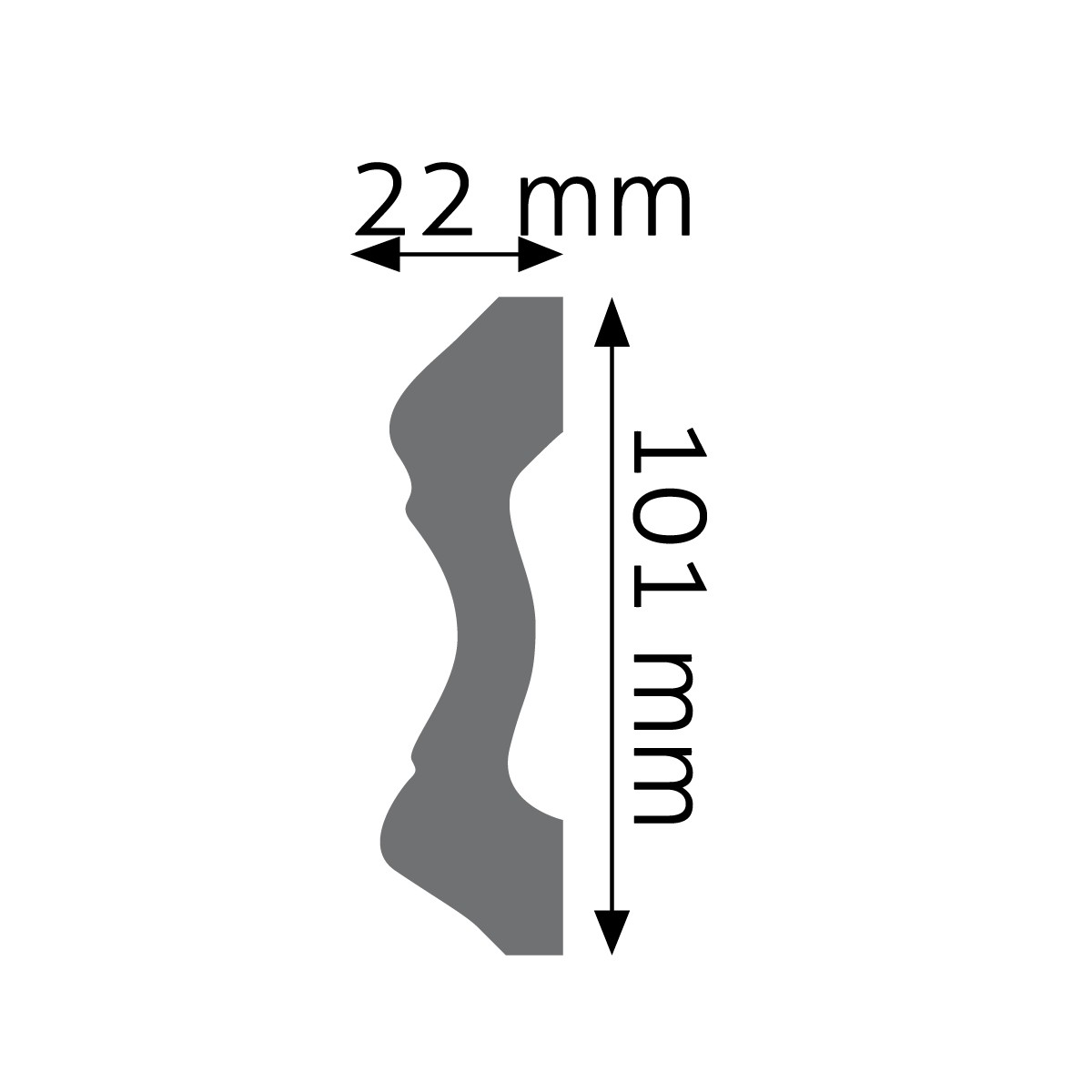 LISTWA CREATIVA LNG-14 2,4mb