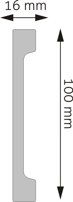 LISTWA CREATIVA LPC-29 2,44mb CZARNA