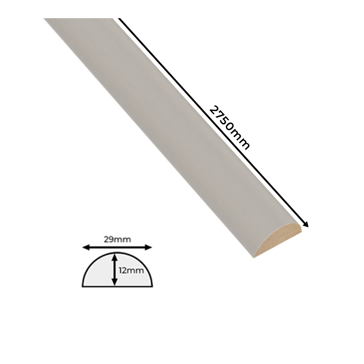 LAMELE PÓŁWALEK MDF NA ŚCIANĘ 1 SZTUKA KASZMIR