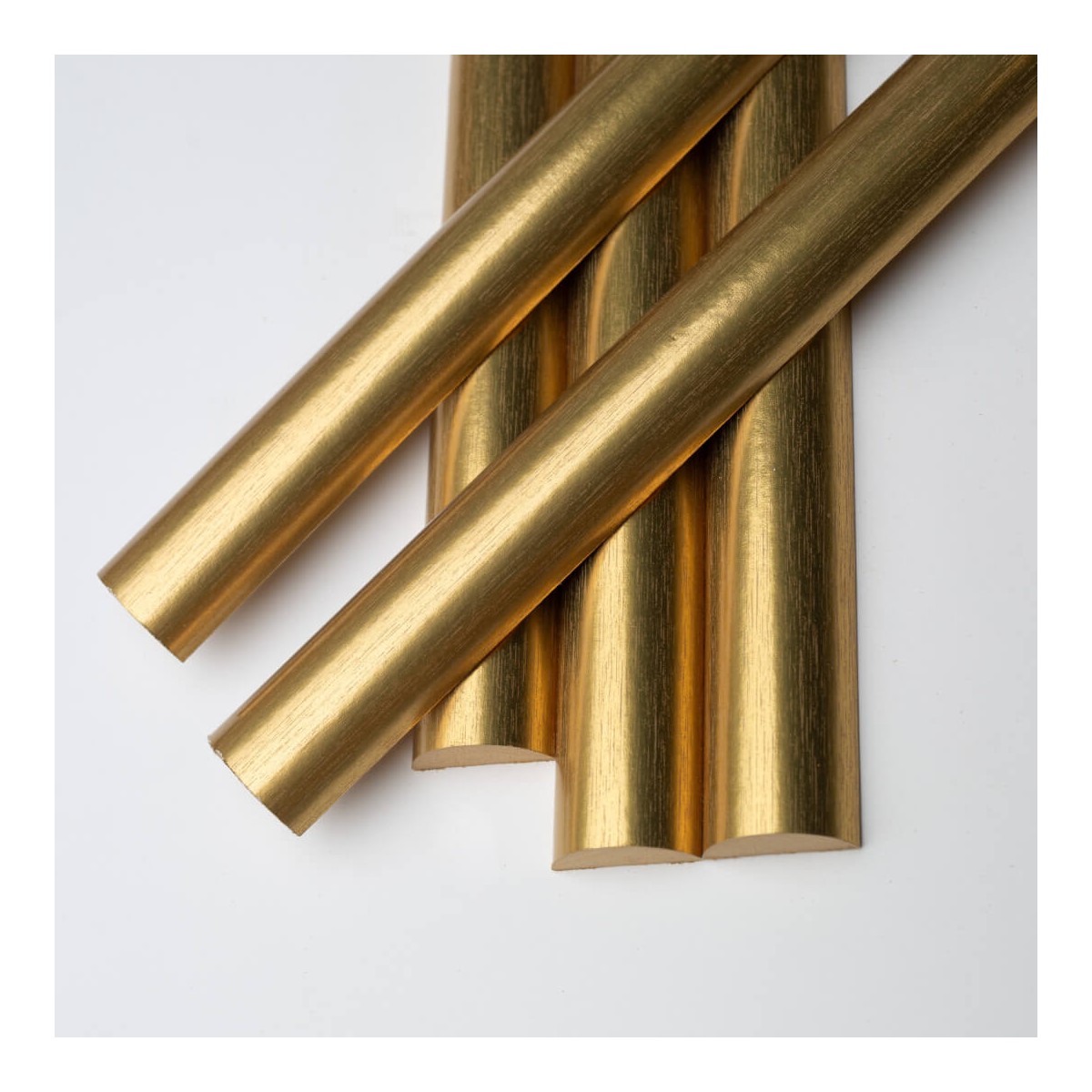 LAMELE PÓŁWALEK MDF NA ŚCIANĘ 1 SZTUKA ZŁOTY