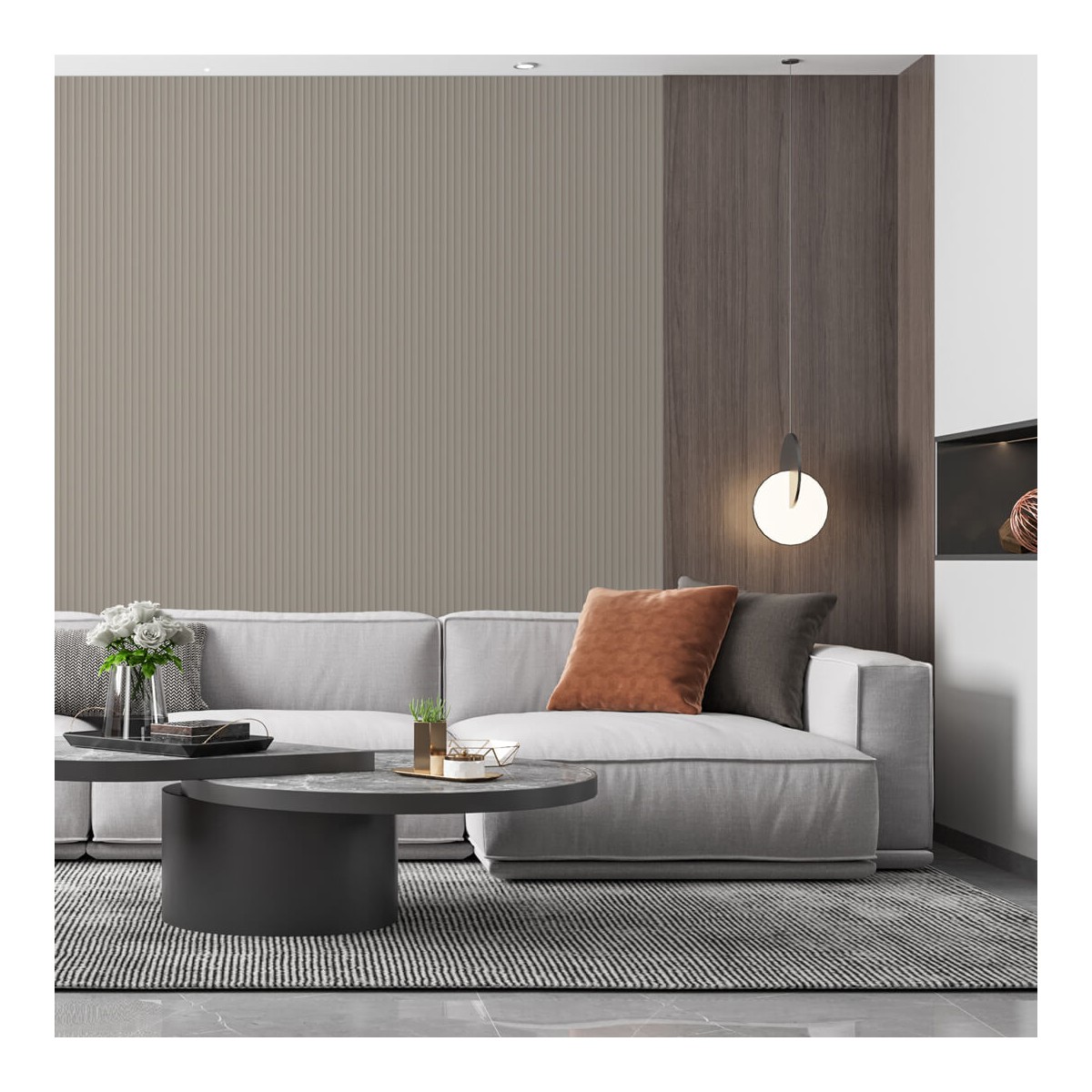 LAMELE PÓŁWAŁEK NA FILCU KASZMIR 145X16X2750 MM 