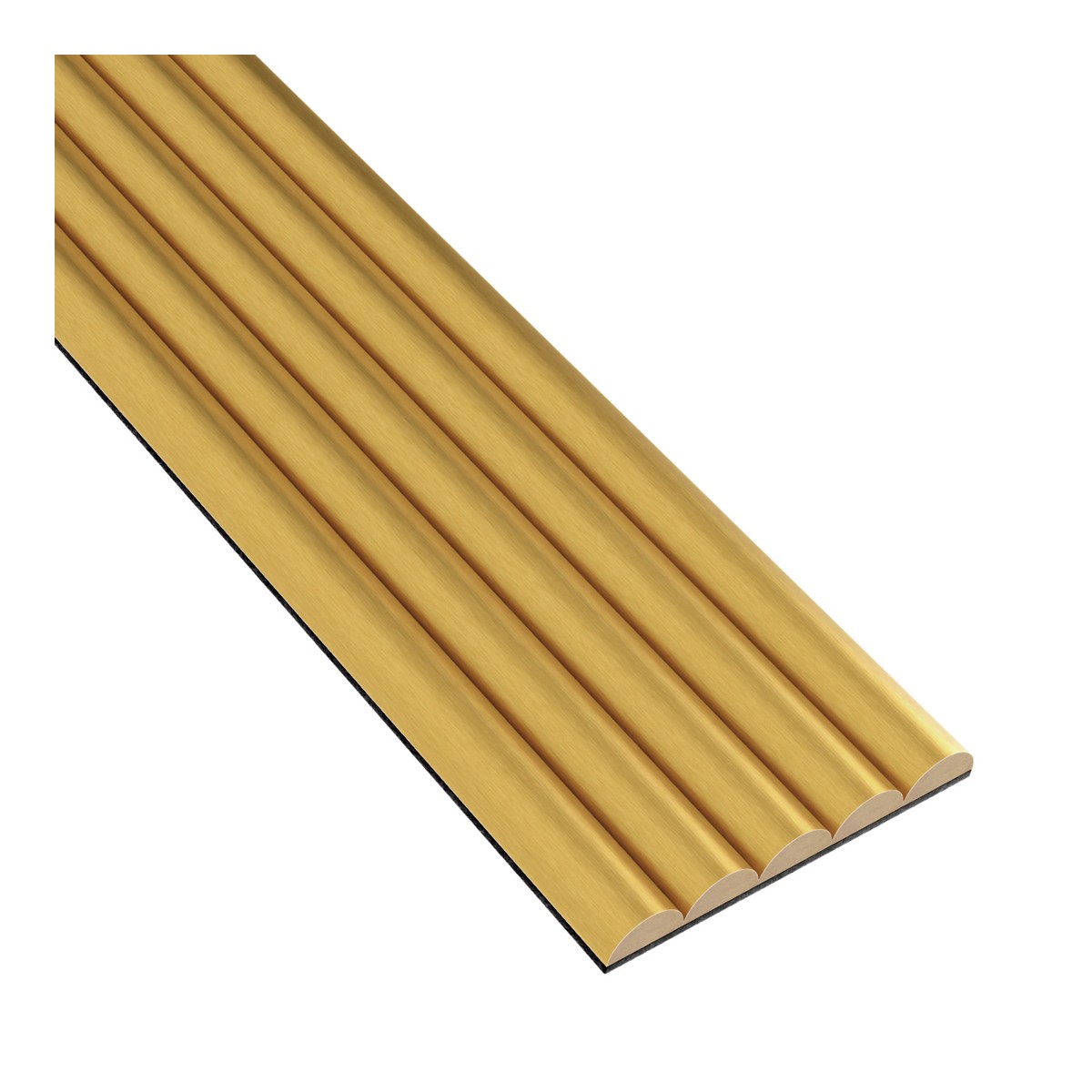 LAMELE PÓŁWAŁEK NA FILCU ZŁOTY  145X16X2750 MM 