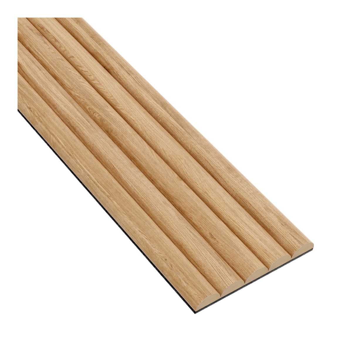LAMELE PÓŁWAŁEK NA FILCU DĄB NATURALNY 145X16X2750 MM 
