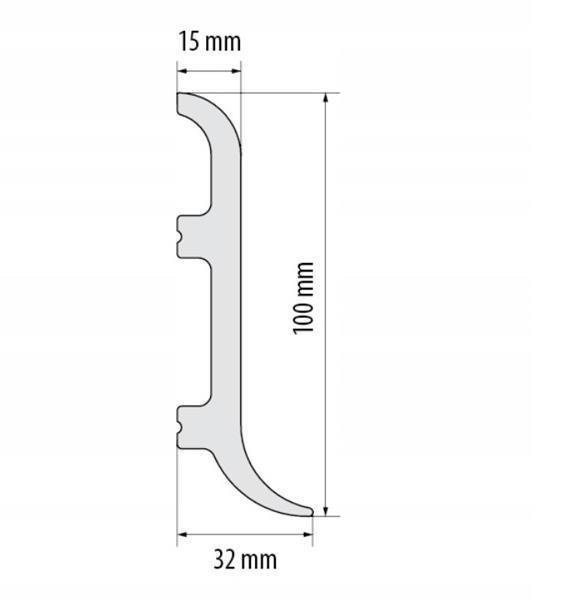 LISTWA CREATIVA LPC-40M 2,44mb MALOWANA