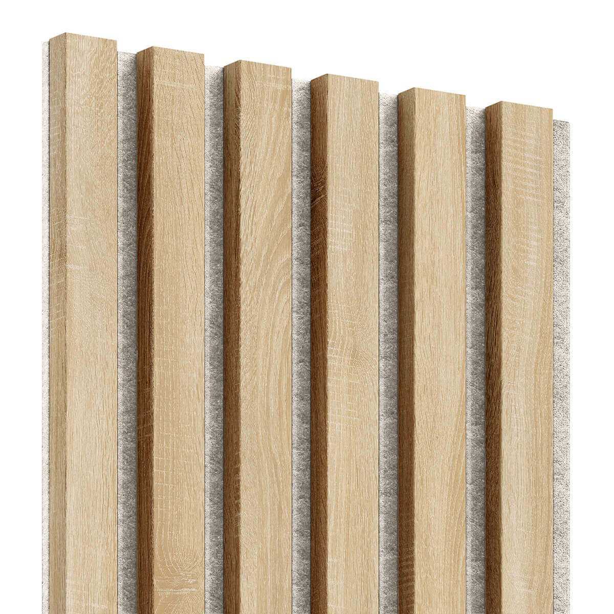 LAMELE ŚCIENNE NA FILCU DĄB FORNIR F101 300X24 x2750 LAMEO 