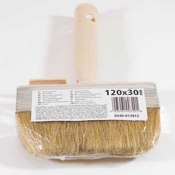 Pędzel tapetówka 120x30 rączka pcv