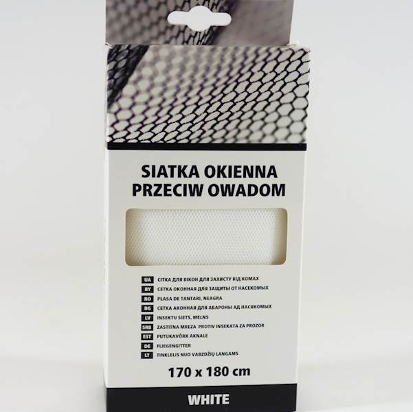 Siatka biała 170x180 p/owadom Scley