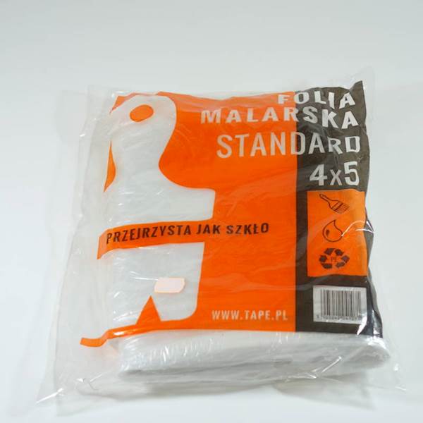 Folia malarska 500g 4x5m przeźroczysta