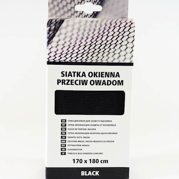 Siatka czarna 170x180 p/owadom Scley
