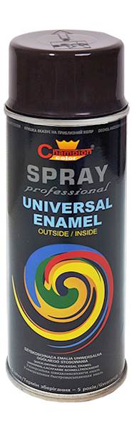 Spray Uni czarny POŁYSK 9005 400ml Champion